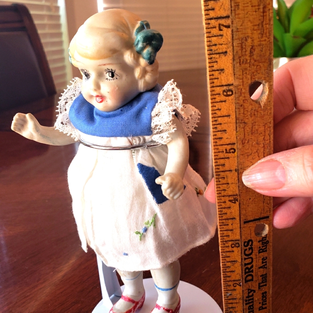 Vintage Kewpie Porcelain Bisque collectors doll. made in Japan.